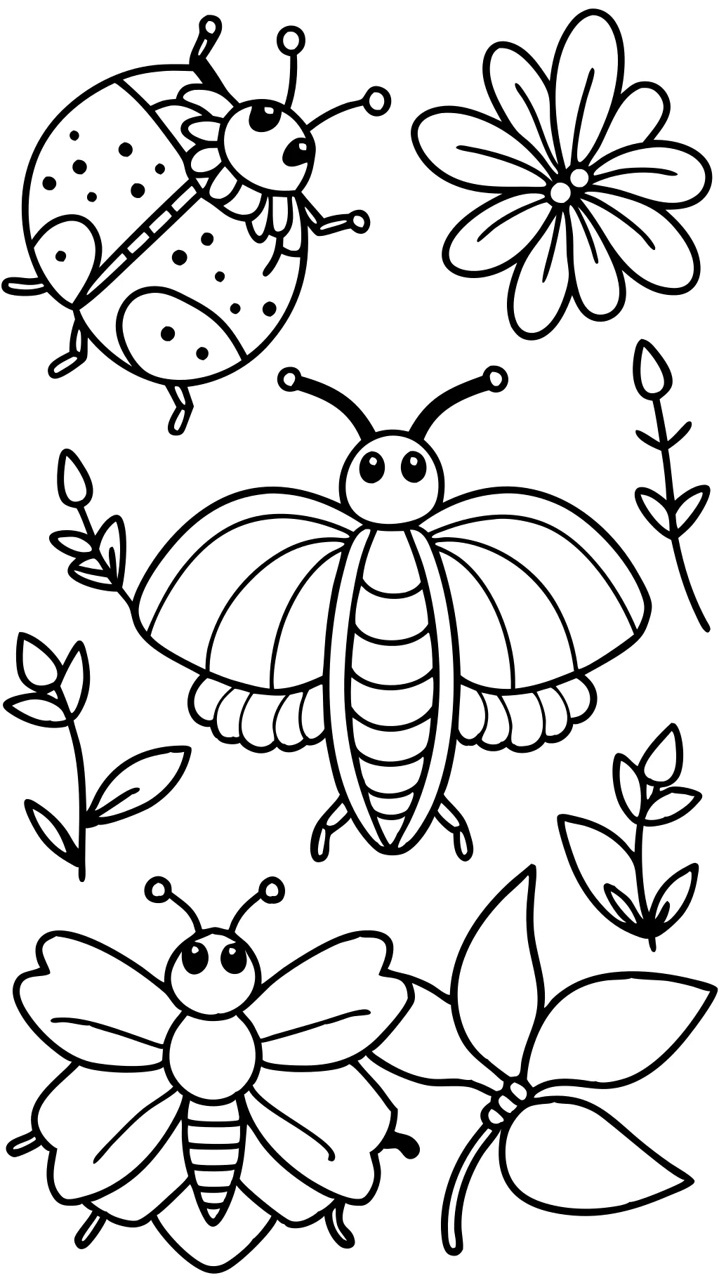 coloring pages of bugs